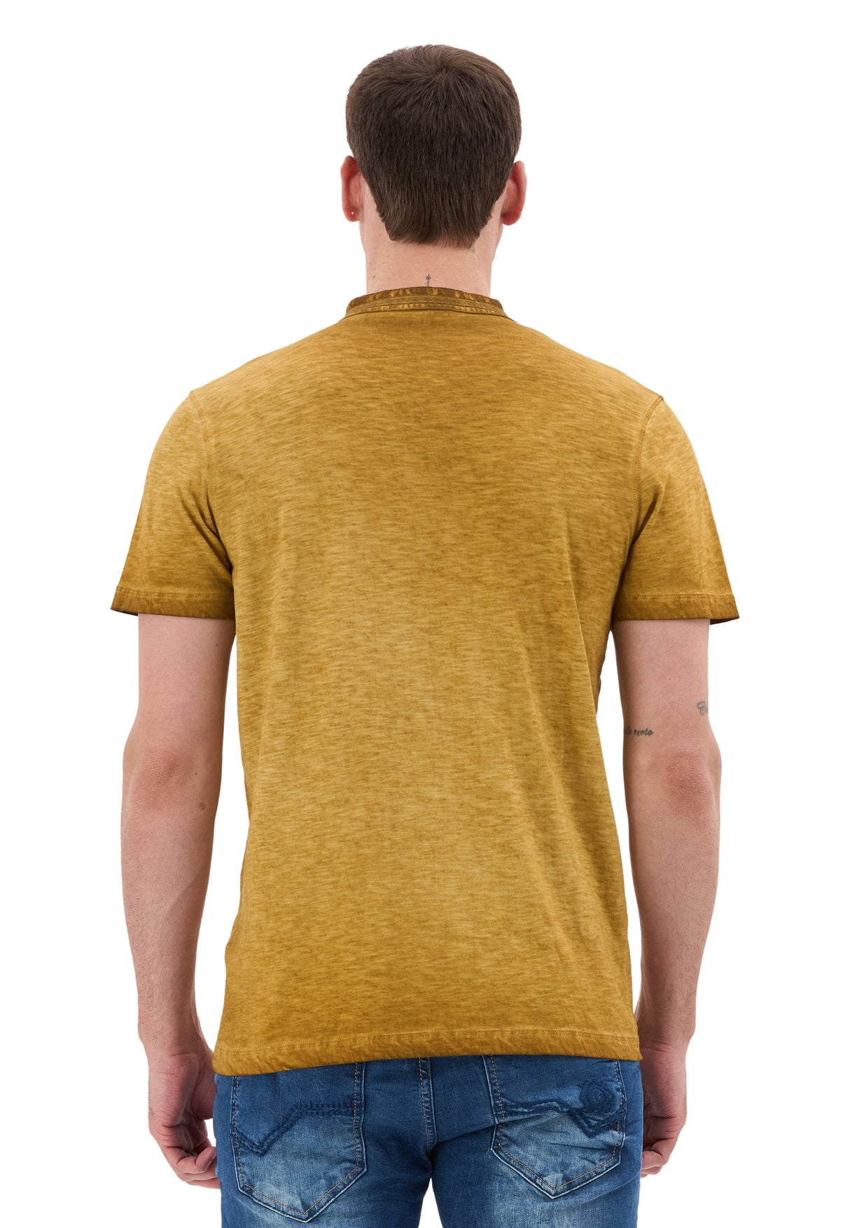 Hakim Yaka Düğmeli Basic Erkek T-Shirt - CT835
