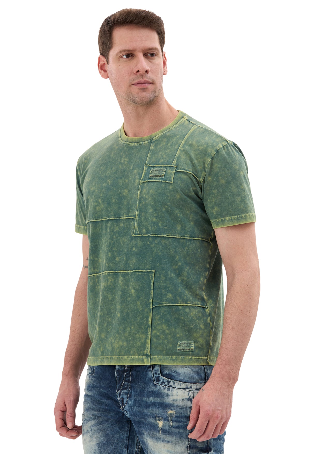 Erkek Yıkamalı Tişört – Casual Tarz - CT853
