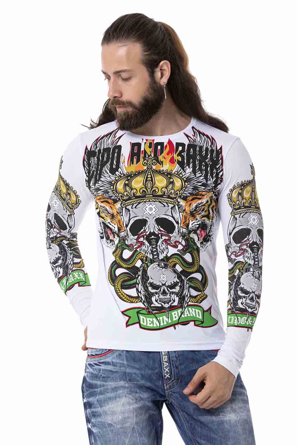 CL514 Erkek Sweatshirt – Günlük Rahat Kalıp Bisiklet Yaka Spor Basic