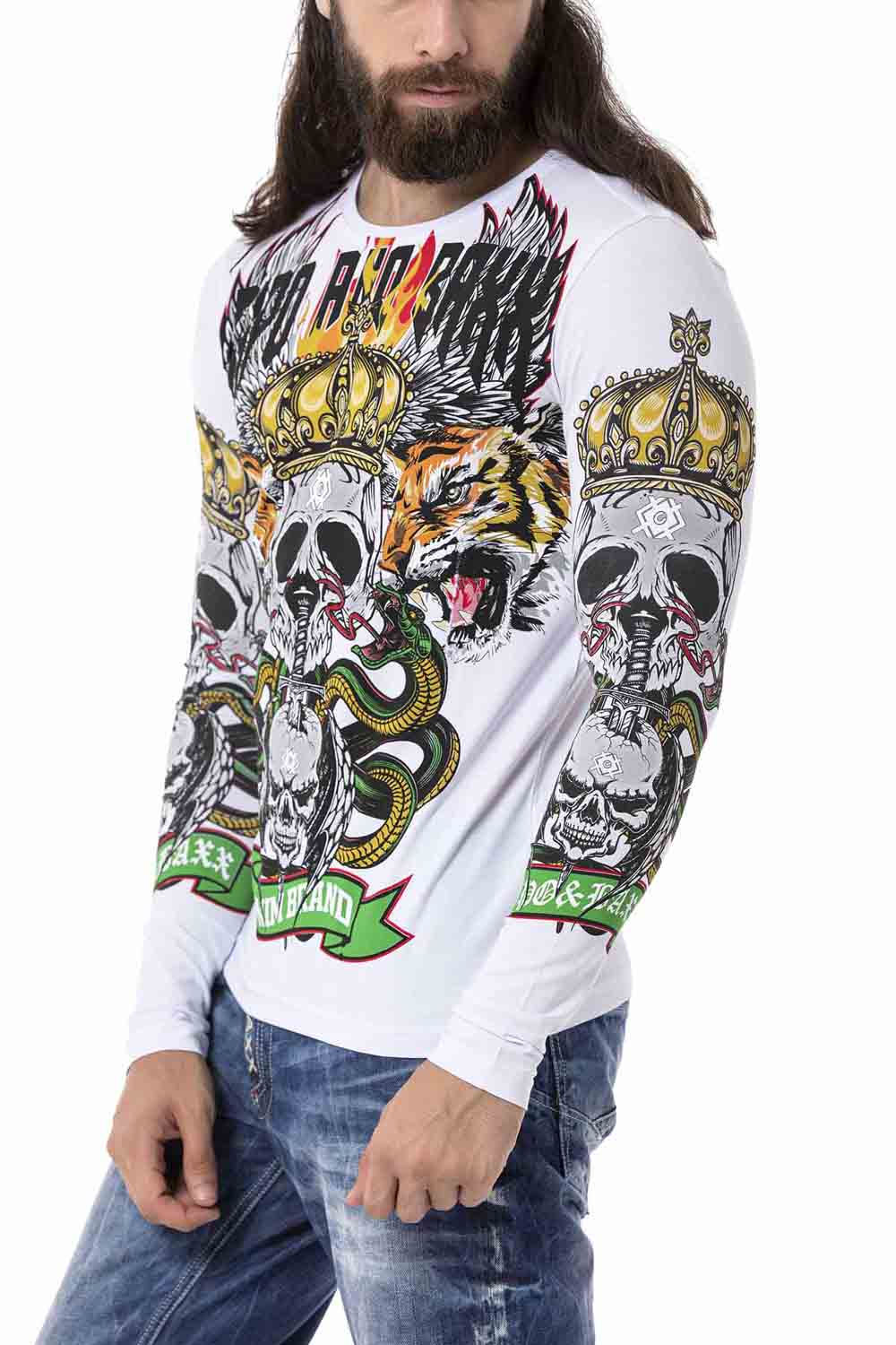 CL514 Erkek Sweatshirt – Günlük Rahat Kalıp Bisiklet Yaka Spor Basic
