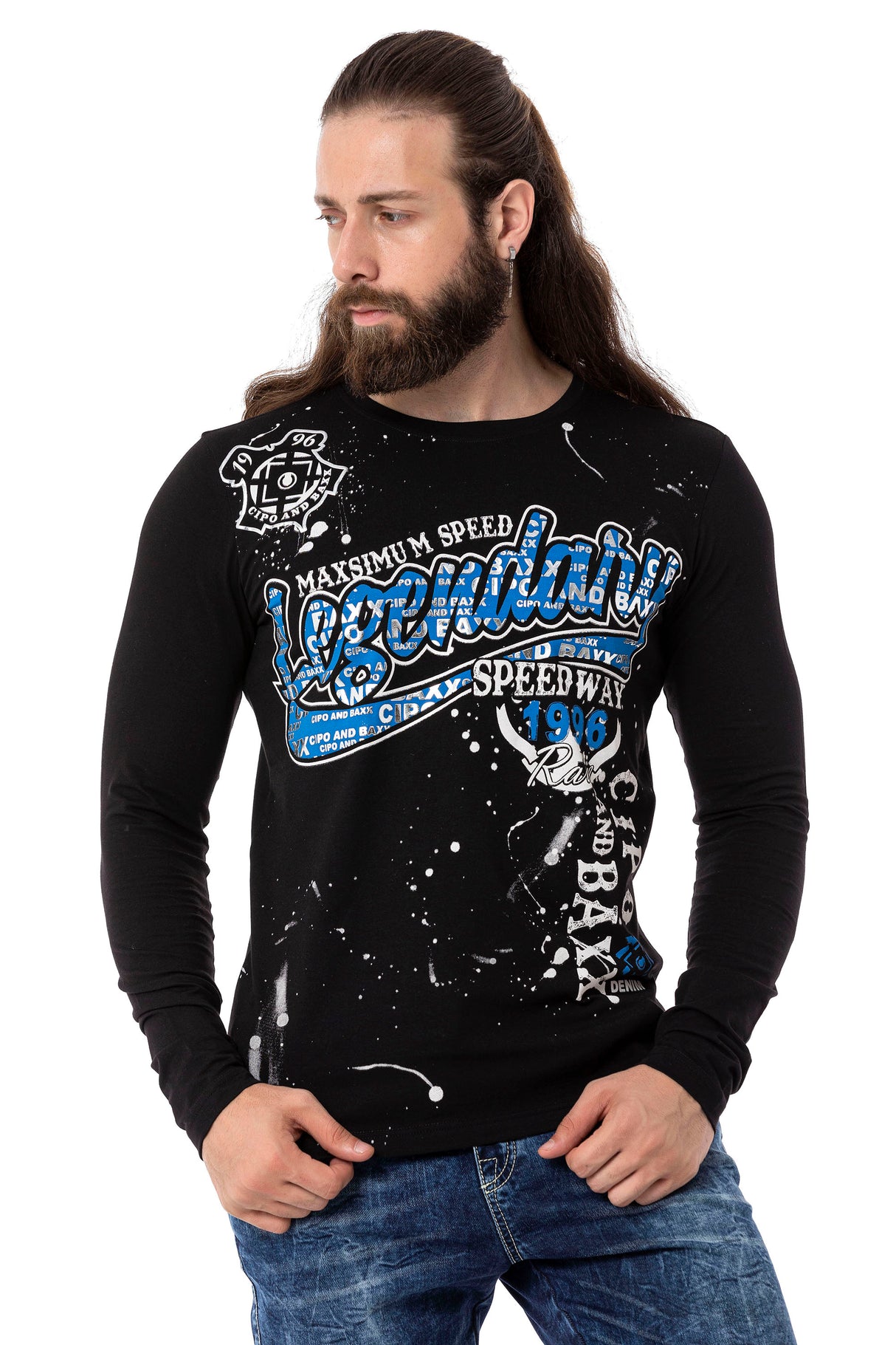 CL510 Erkek Sweatshirt – Günlük Rahat Kalıp Bisiklet Yaka Spor Basic