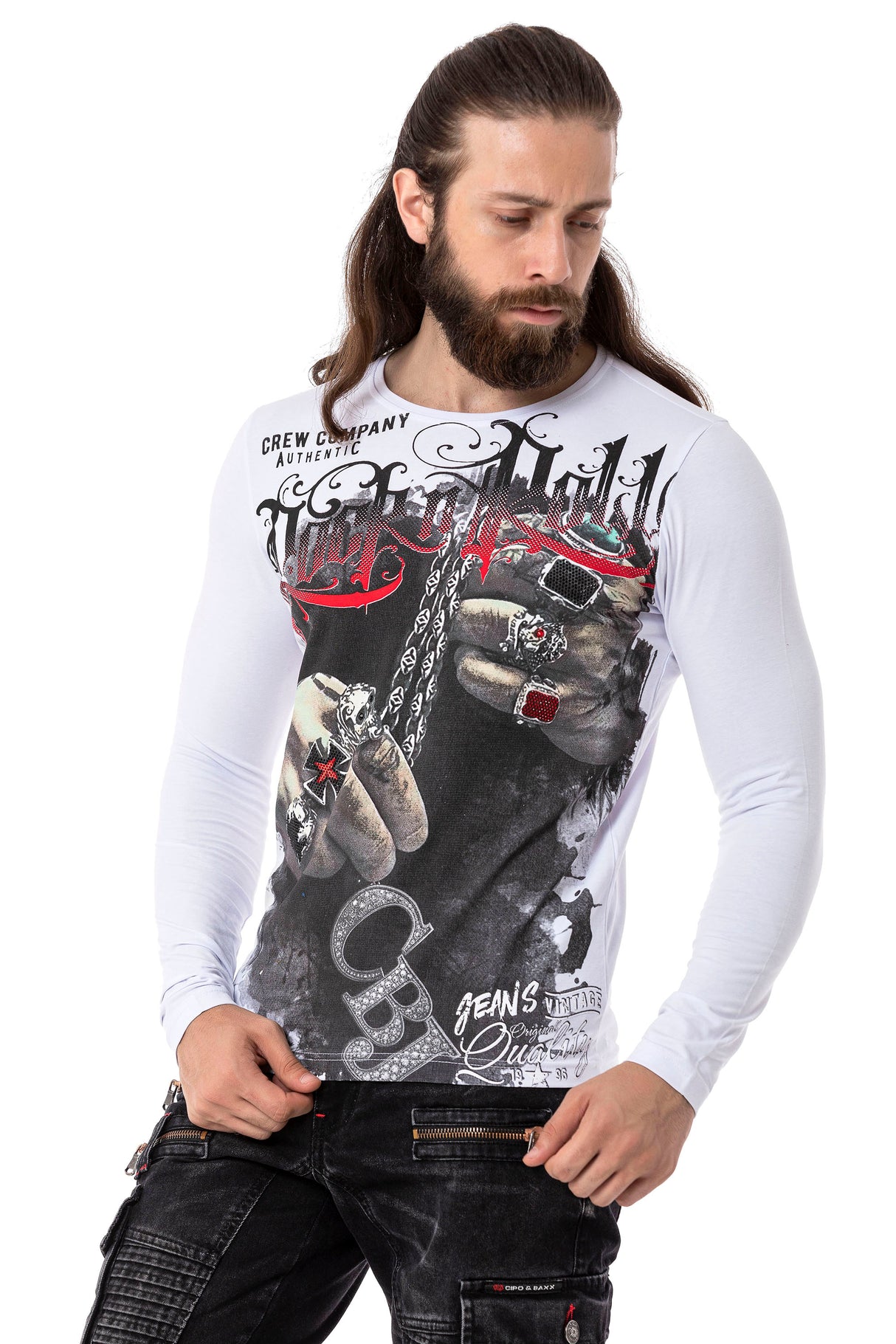 CL511 Erkek Sweatshirt – Günlük Rahat Kalıp Bisiklet Yaka Spor Basic
