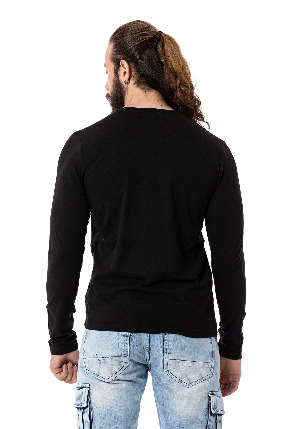 CL511 Erkek Sweatshirt – Günlük Rahat Kalıp Bisiklet Yaka Spor Basic