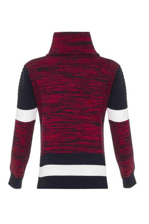 BP110 Erkek Çocuk Şal Yaka Triko