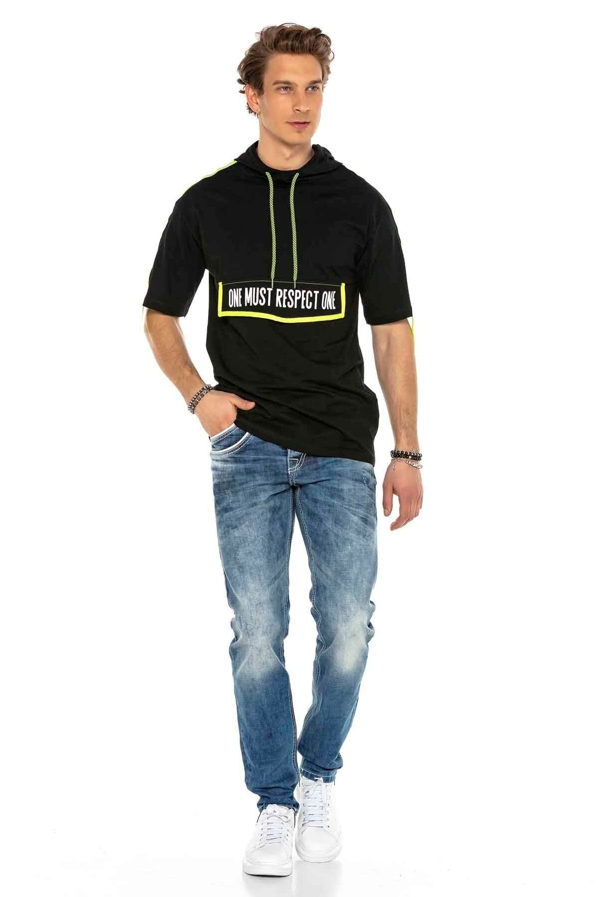 C-1127 İki Kat Cep İşlemeli Erkek Jean Pantolon