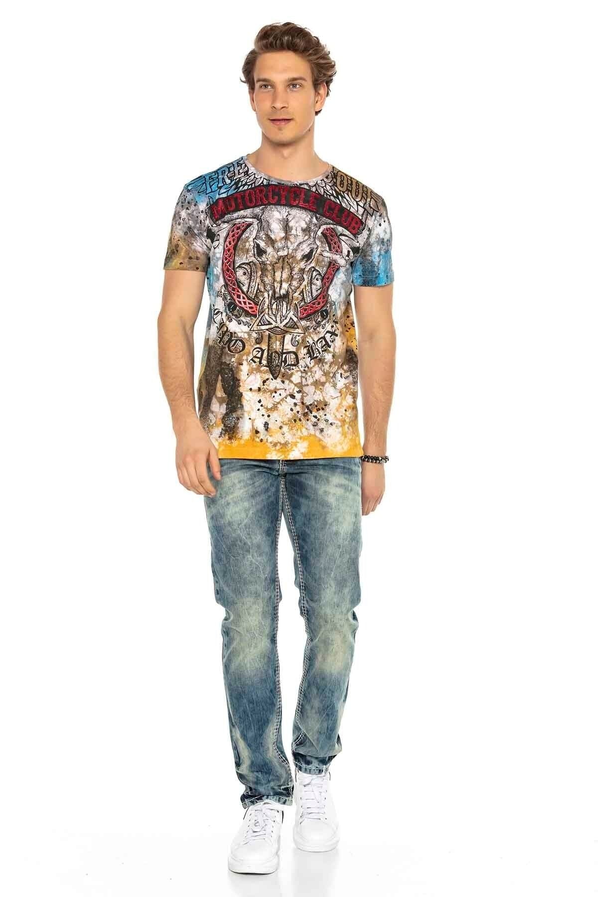 C-1149 Yıkanmış Kumaş Erkek Jean Pantolon