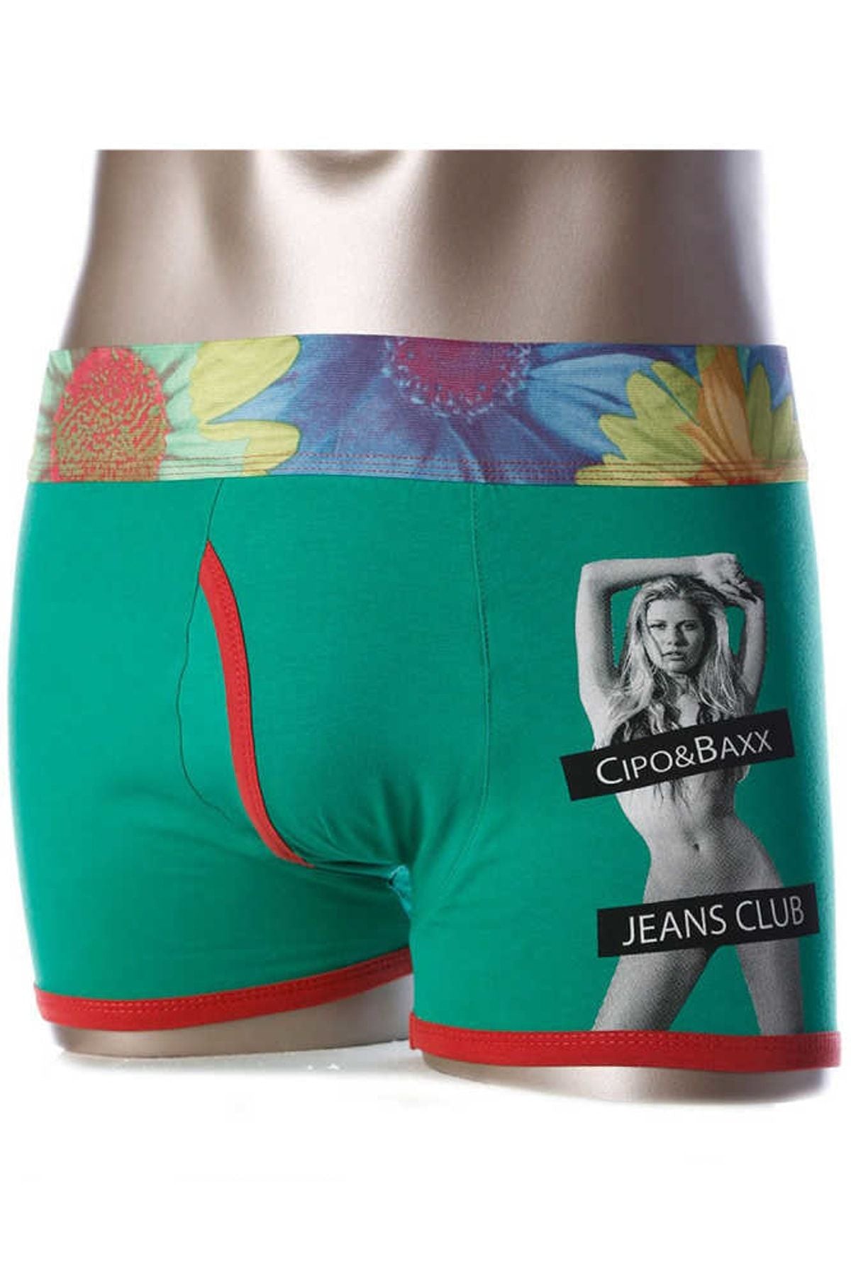 C44902 Jeans CLub Baskılı Erkek Boxer