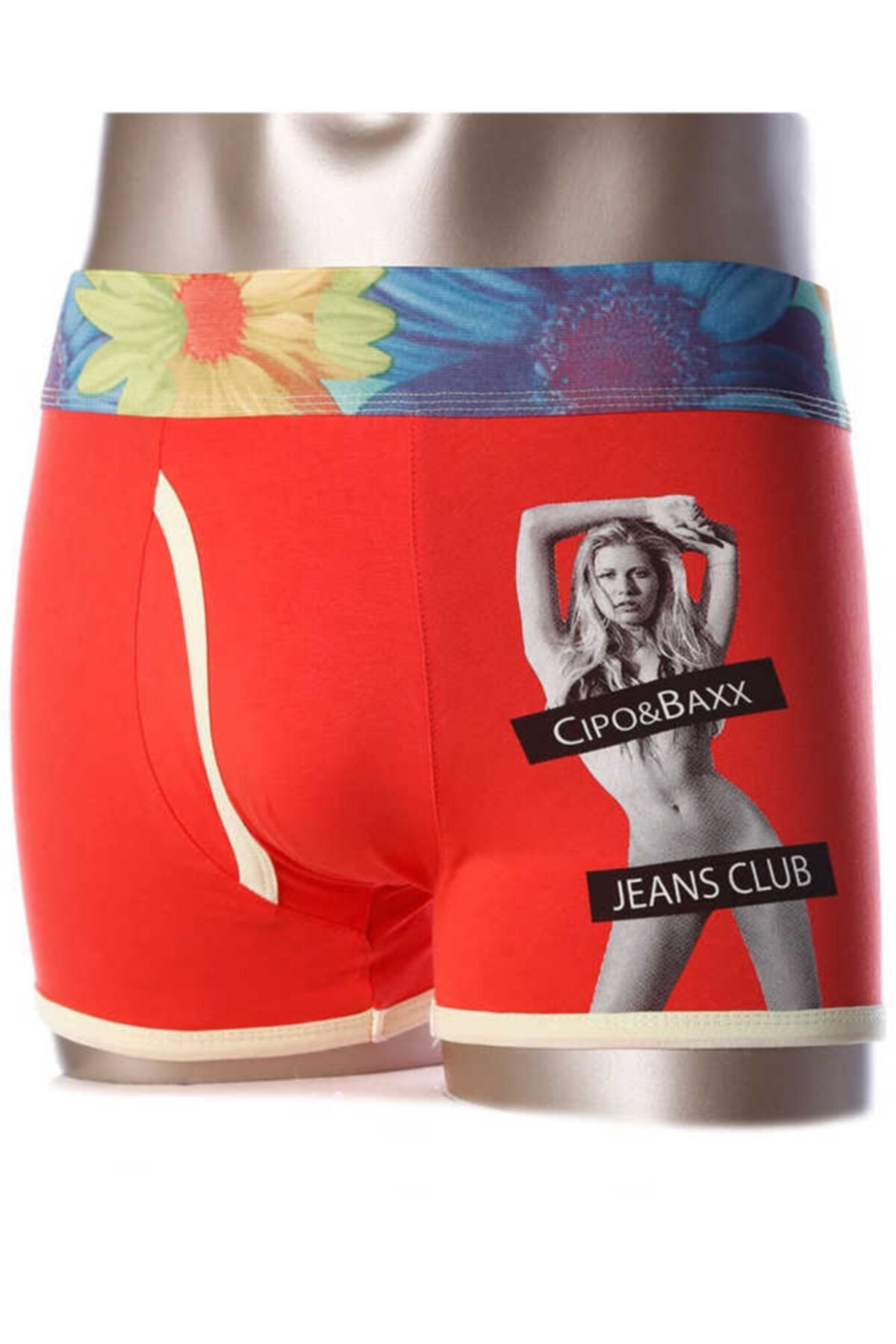 C44902 Jeans CLub Baskılı Erkek Boxer