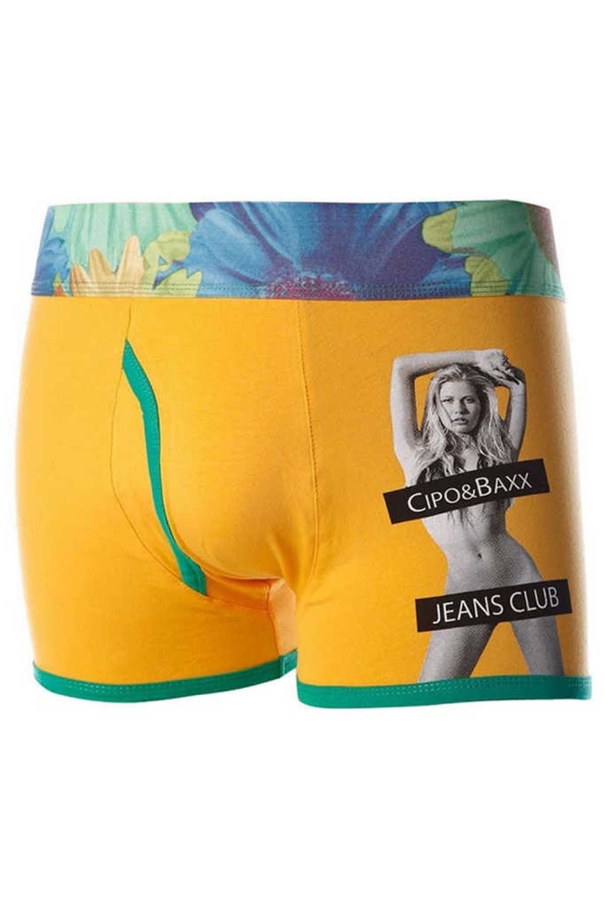 C44902 Jeans CLub Baskılı Erkek Boxer
