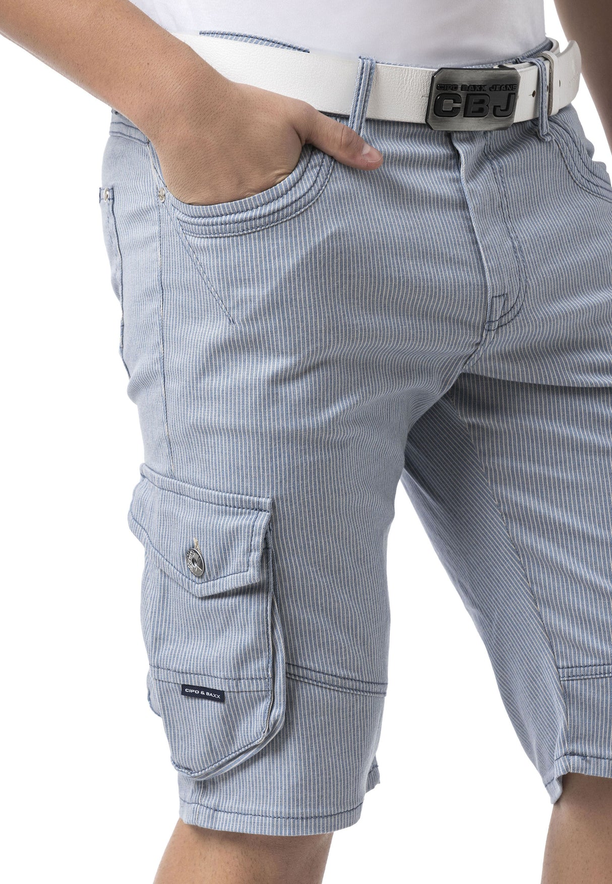 CK297 – Men’s Zippered Capri Pants | The Ultimate Statement of Cool Comfort
