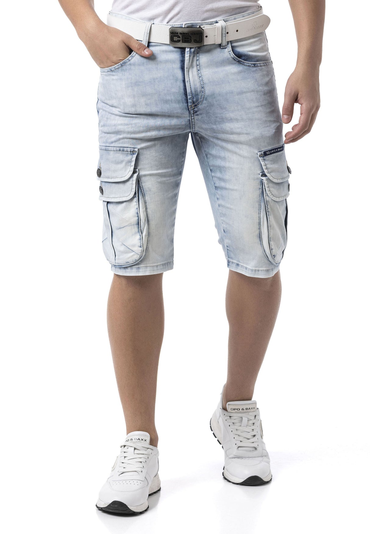 CK306 Men’s Stylish Slim Fit Capri Pants