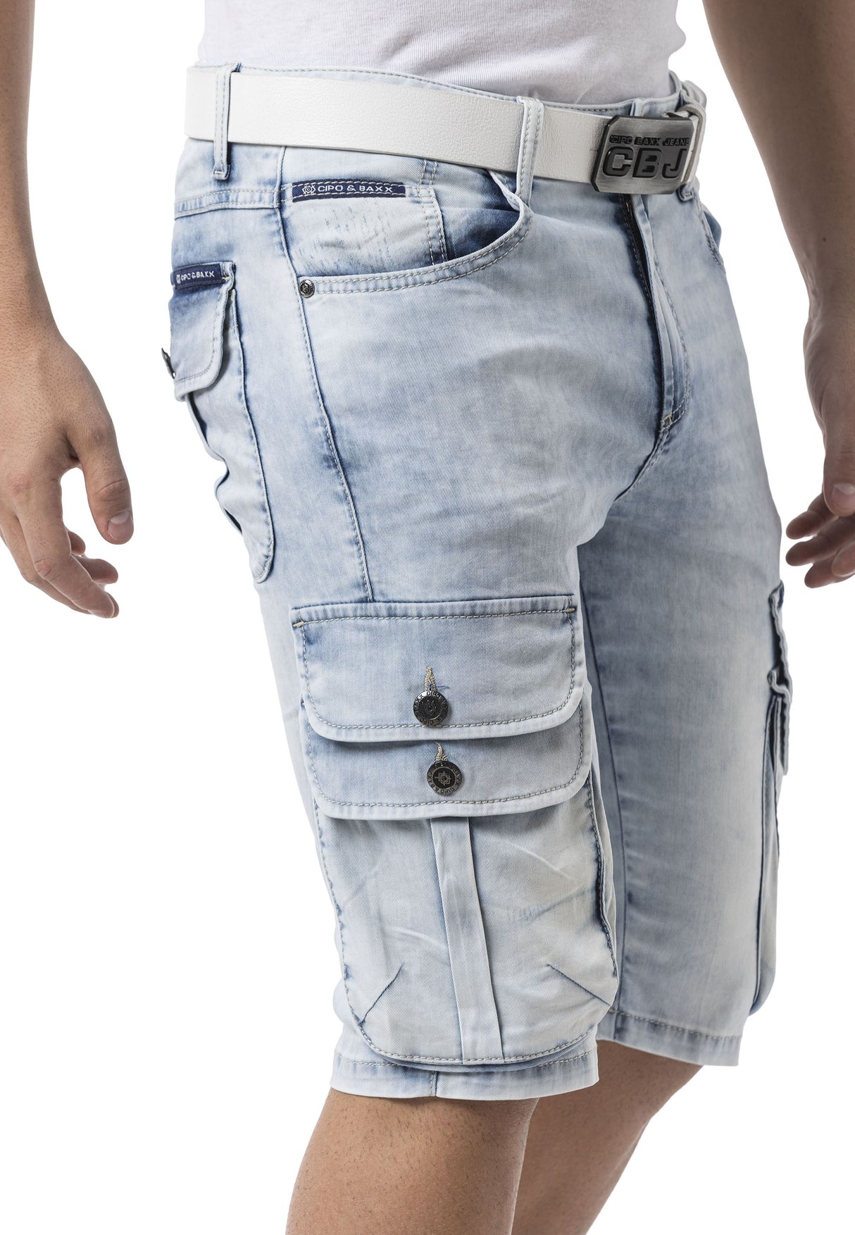 CK306 Men’s Stylish Slim Fit Capri Pants