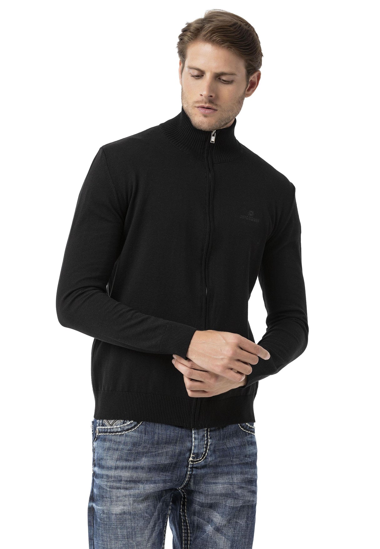 CP282 Ultimate Zip Luxe Knit Men Sweater