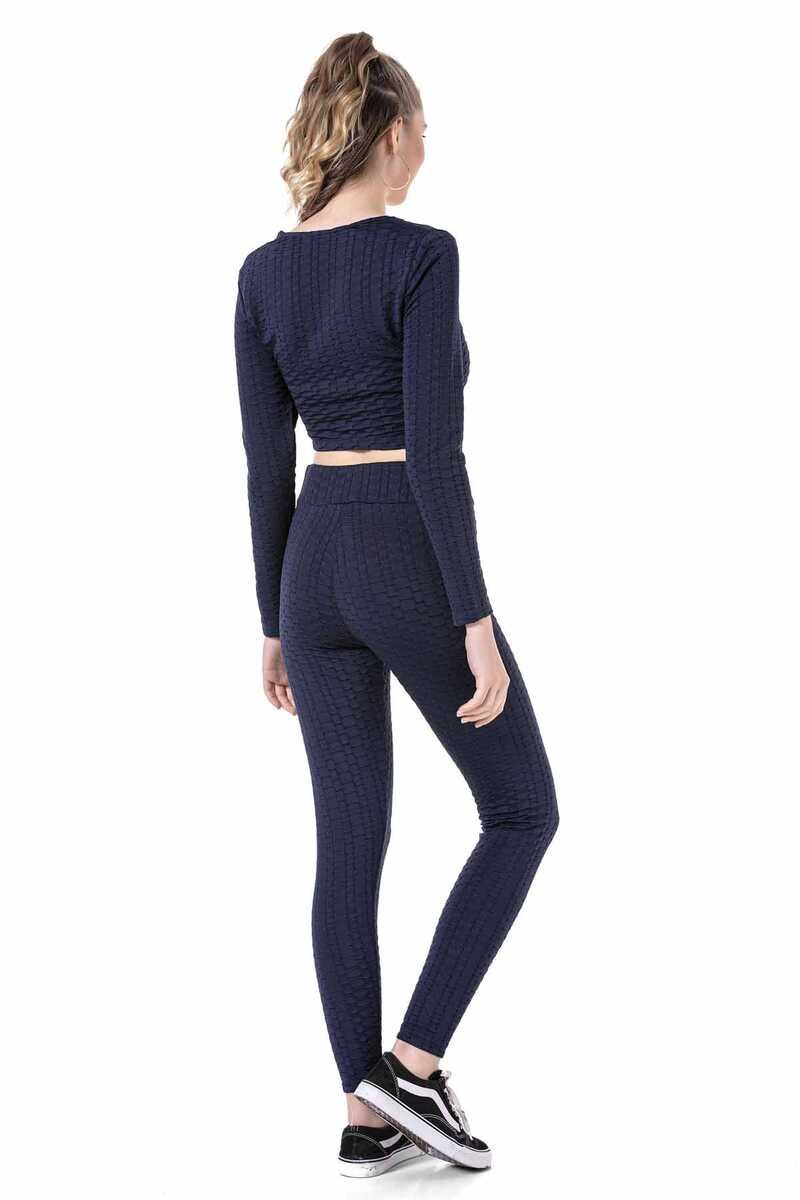 WLR142 Dokulu Body Tayt Spor Takımı