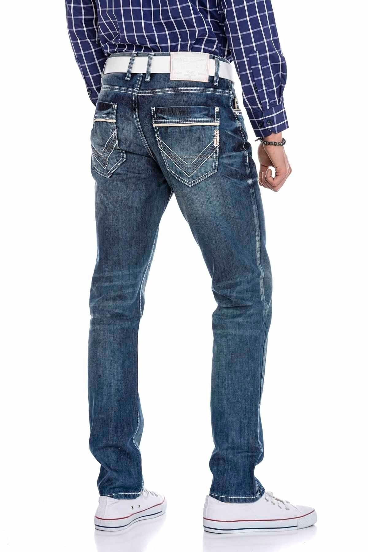 CD184 Çift Cep Dikişli ReguLar Fit Erkek Jean Pantolon