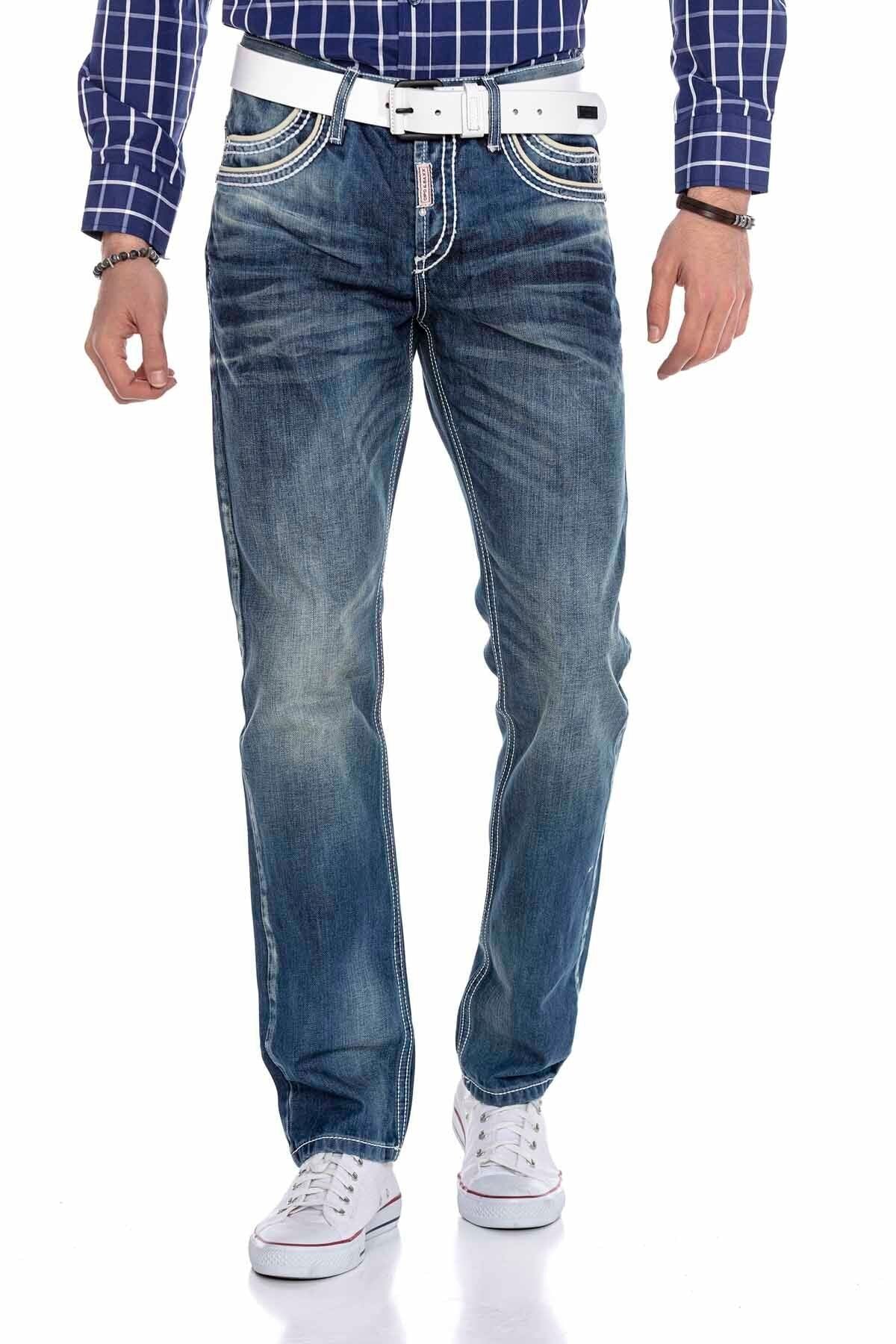 CD184 Çift Cep Dikişli ReguLar Fit Erkek Jean Pantolon