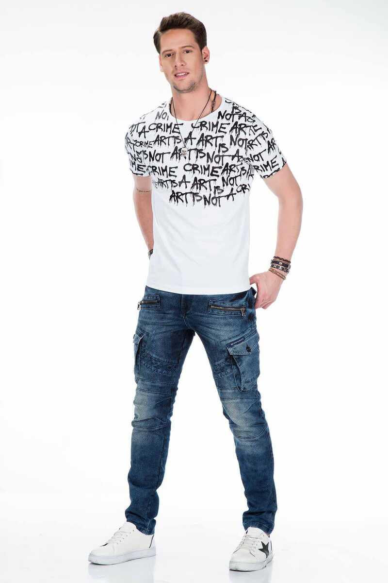 CD369 Live Fast Motorcu Erkek Kargo Pantolon