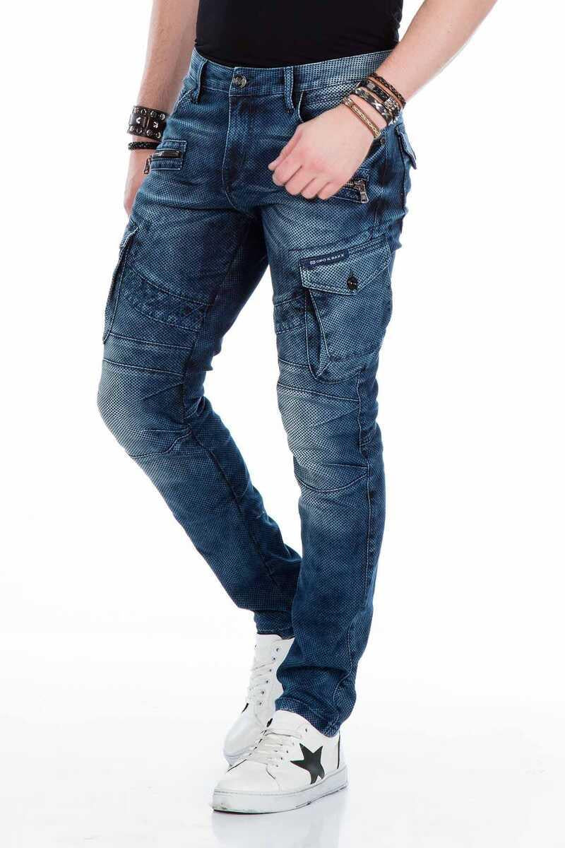 CD369 Live Fast Motorcu Erkek Kargo Pantolon