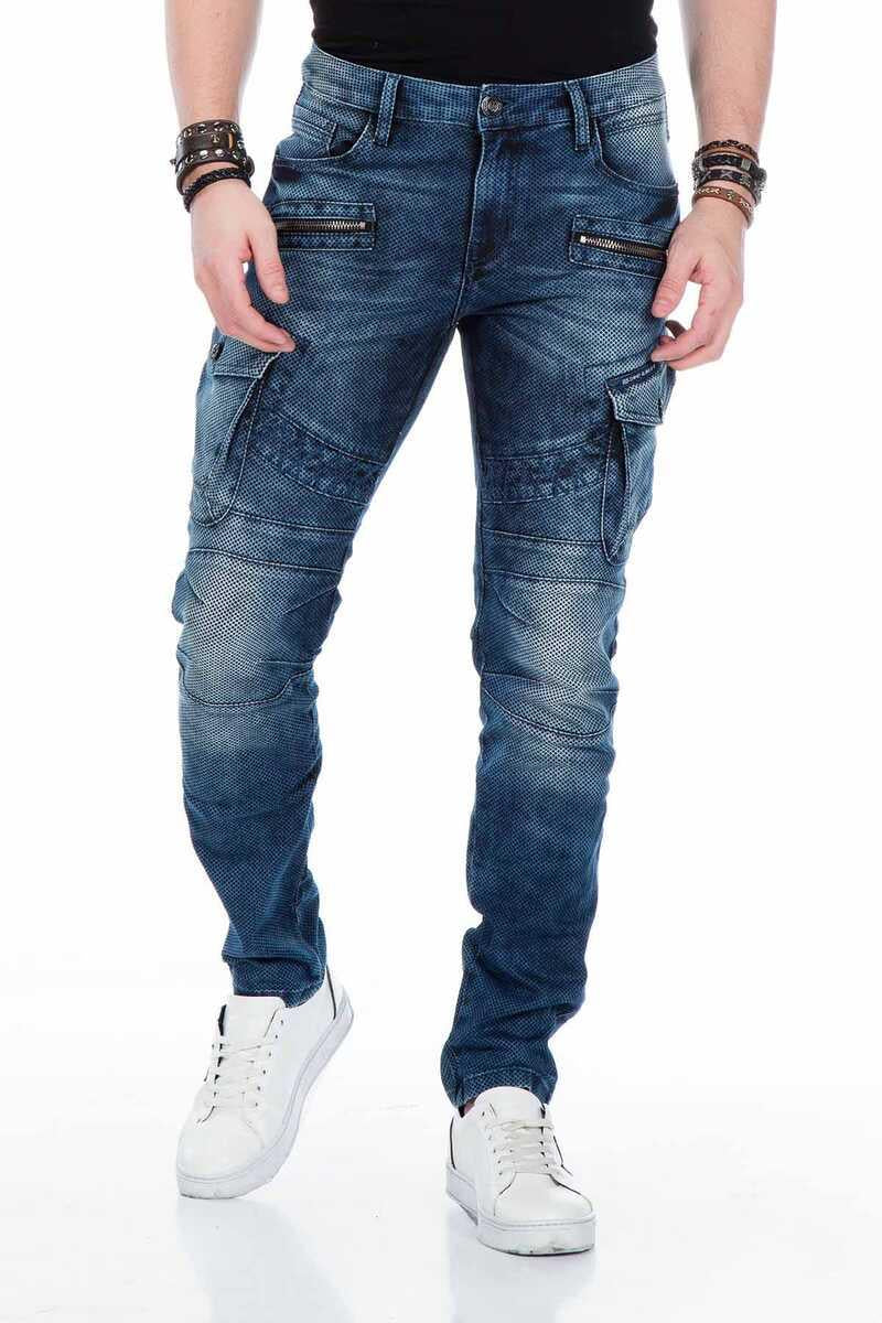 CD369 Live Fast Motorcu Erkek Kargo Pantolon