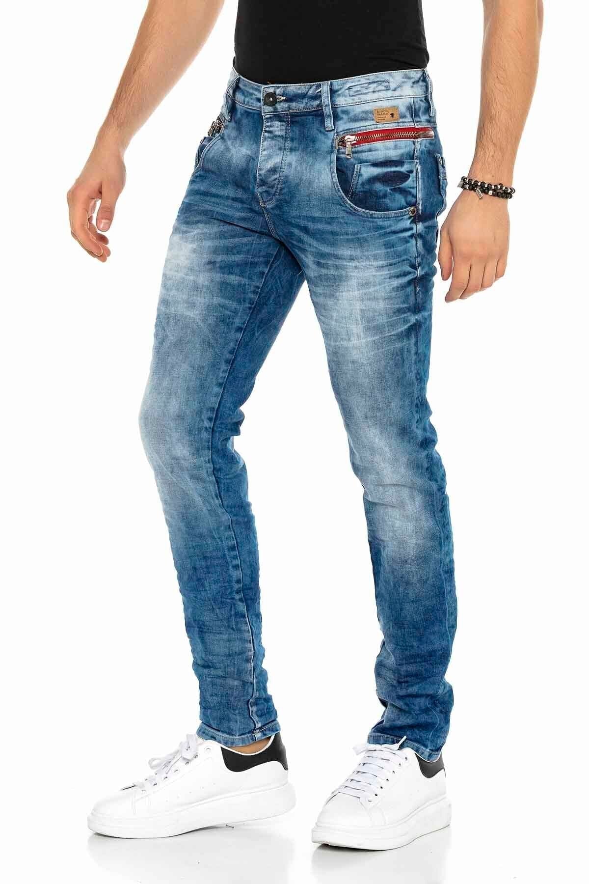 CD394 Modern Tasarım Casual Erkek Jean Pantolon