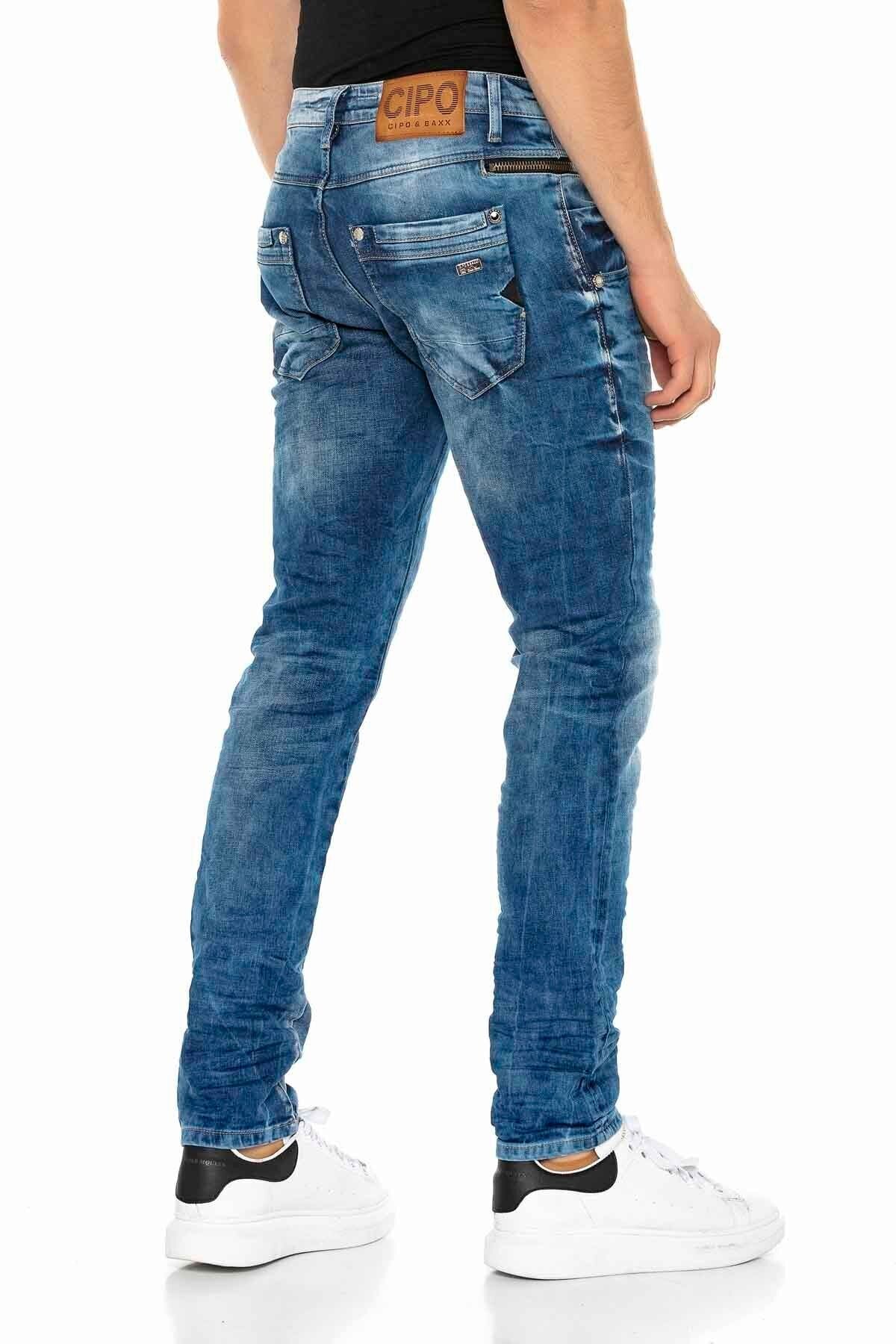 CD394 Modern Tasarım Casual Erkek Jean Pantolon