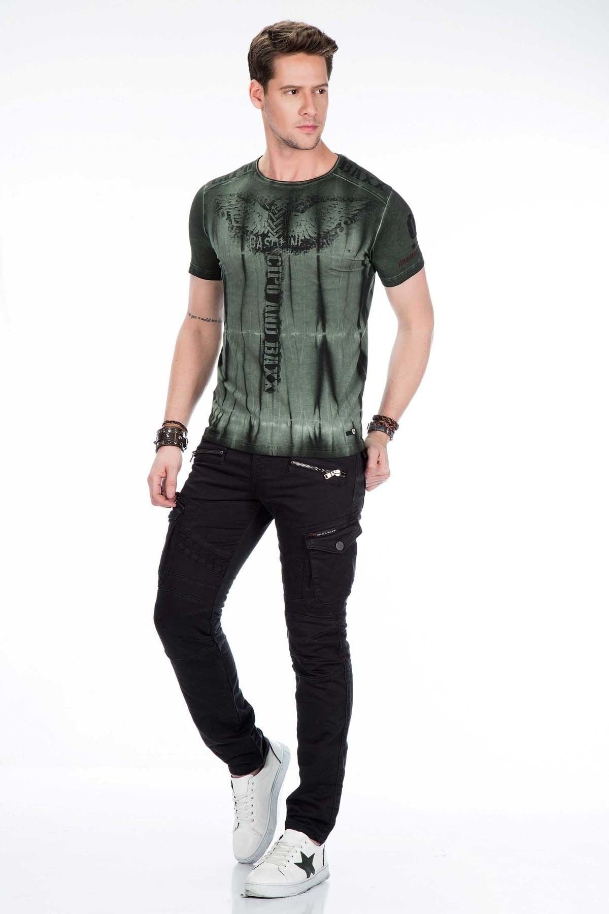 CD424 Kargo Cepli Dar Paça Erkek Pantolon