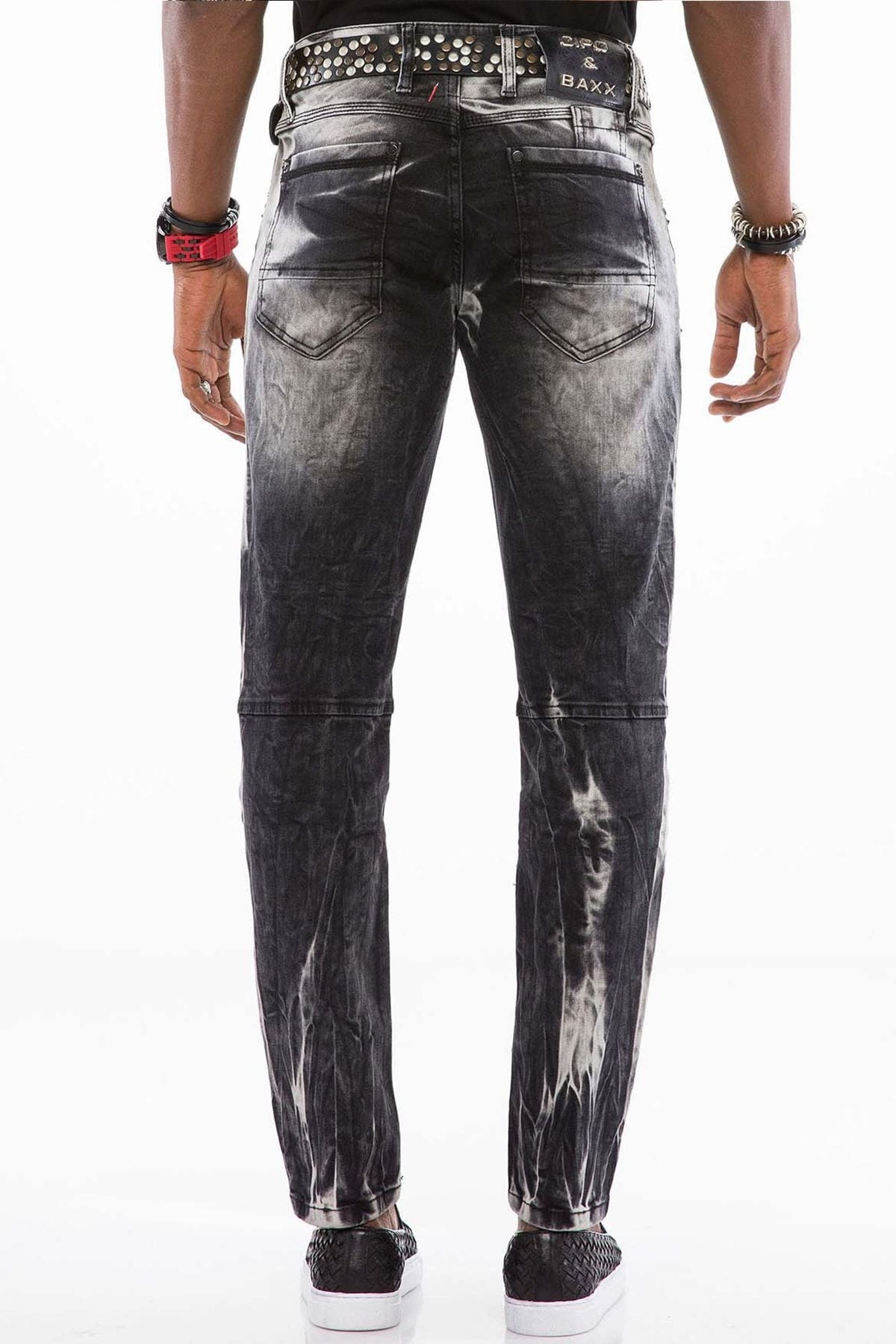 CD496 Yıkama Desenli Street Wear Jeans 4034