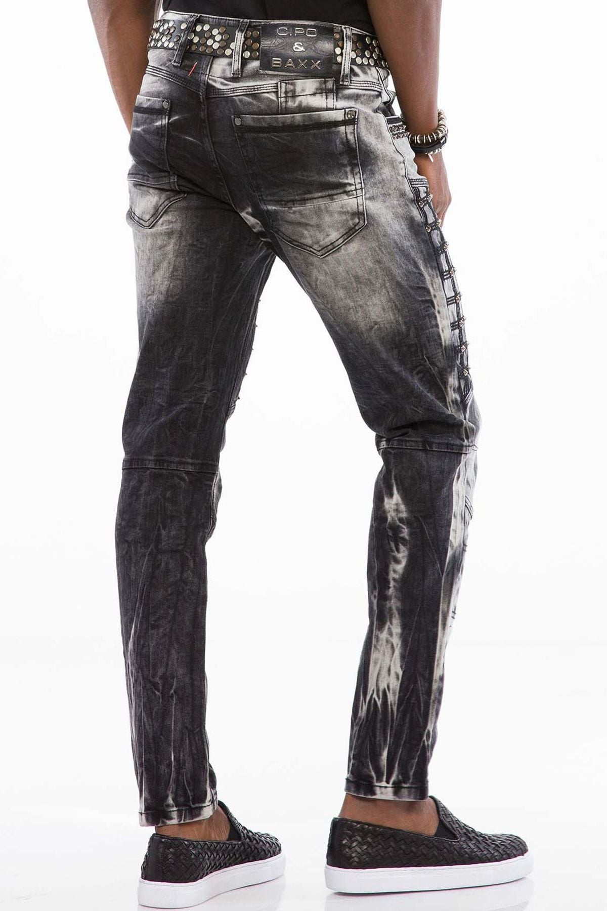 CD496 Yıkama Desenli Street Wear Jeans 4034