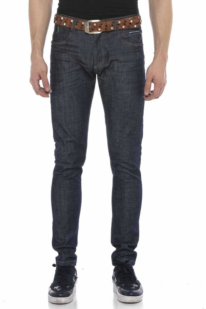 CD538 Küçük Cep Detaylı Relax Fit Jean Pantolon