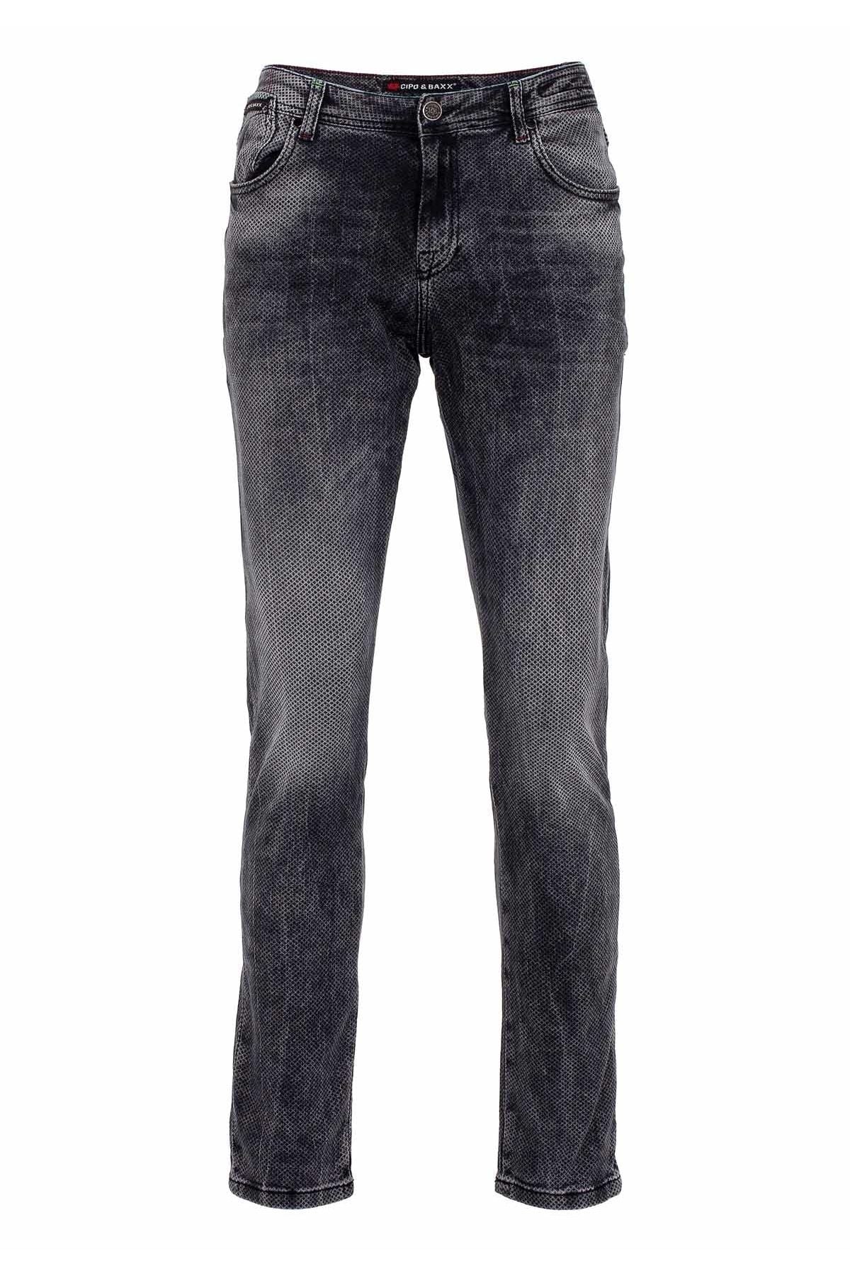 CD543 İnce Desenli Açık Erkek Jean Pantolon