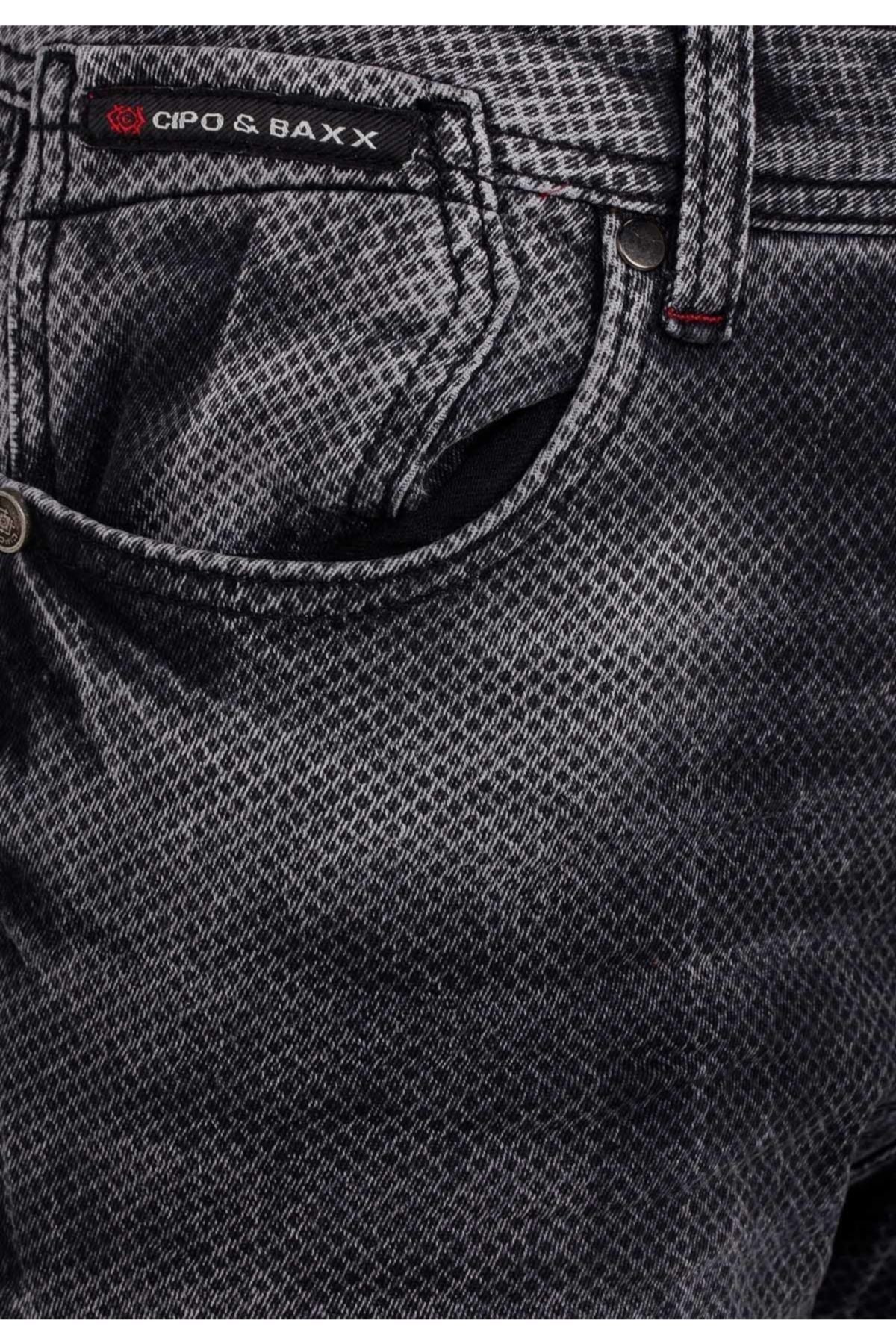 CD543 İnce Desenli Açık Erkek Jean Pantolon