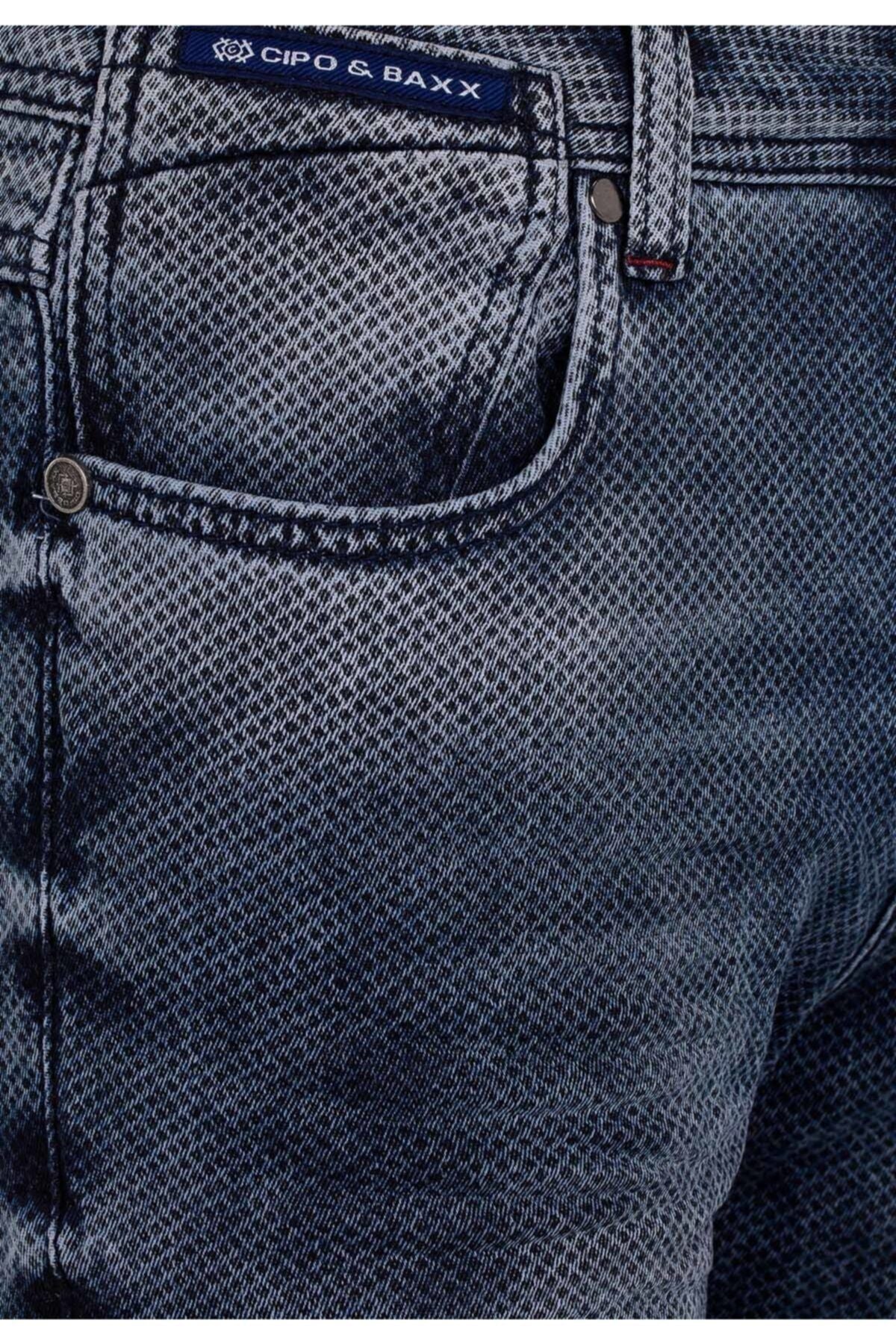 CD543 İnce Desenli Açık Erkek Jean Pantolon