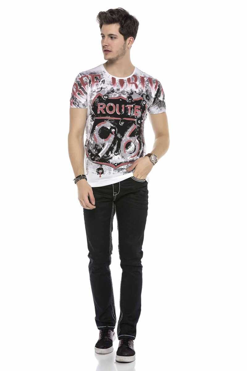 CD553 Nakışlı Cep Detaylı Jean Pantolon