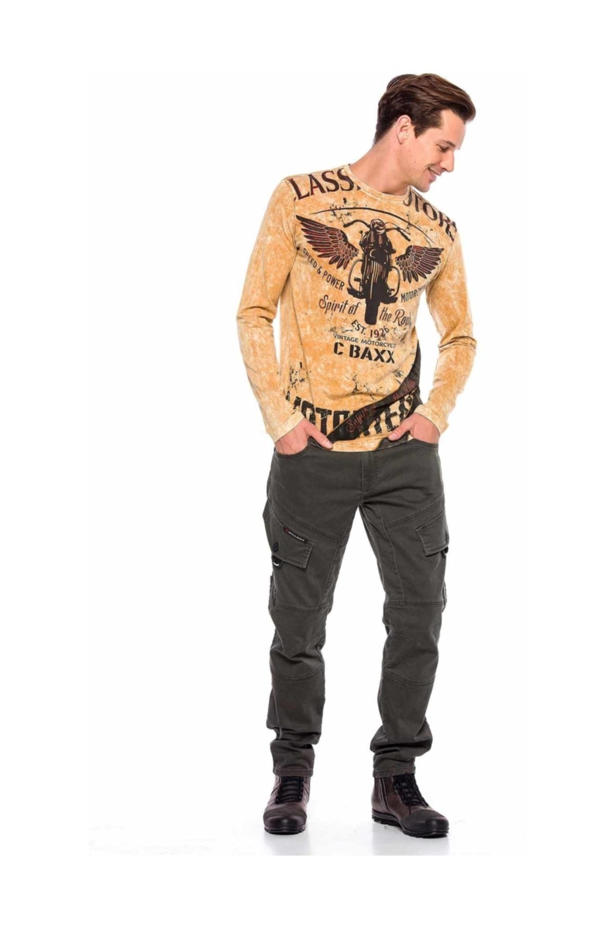 CD566 Kargo Cepli Erkek Pantolon