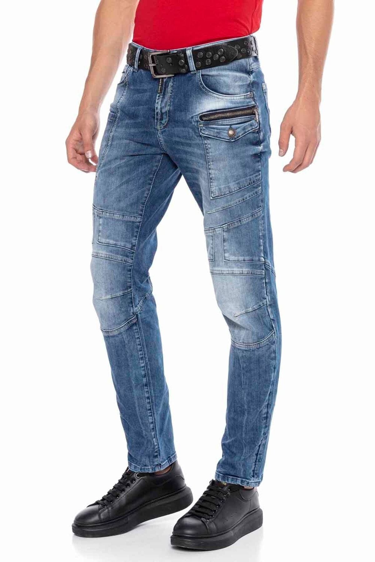 CD577 Parça Dikişli Slim Erkek Jean Pantolon