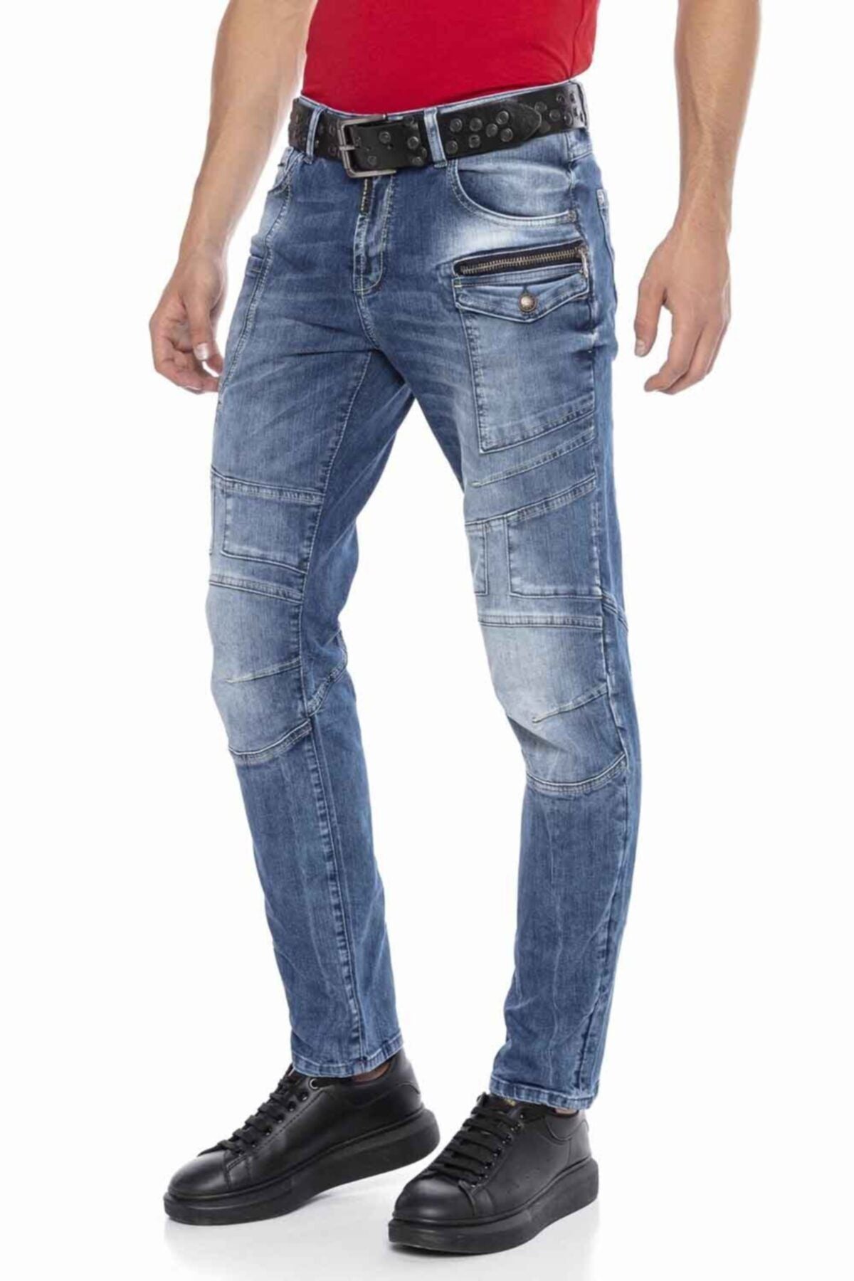 CD577 Parça Dikişli Slim Erkek Jean Pantolon