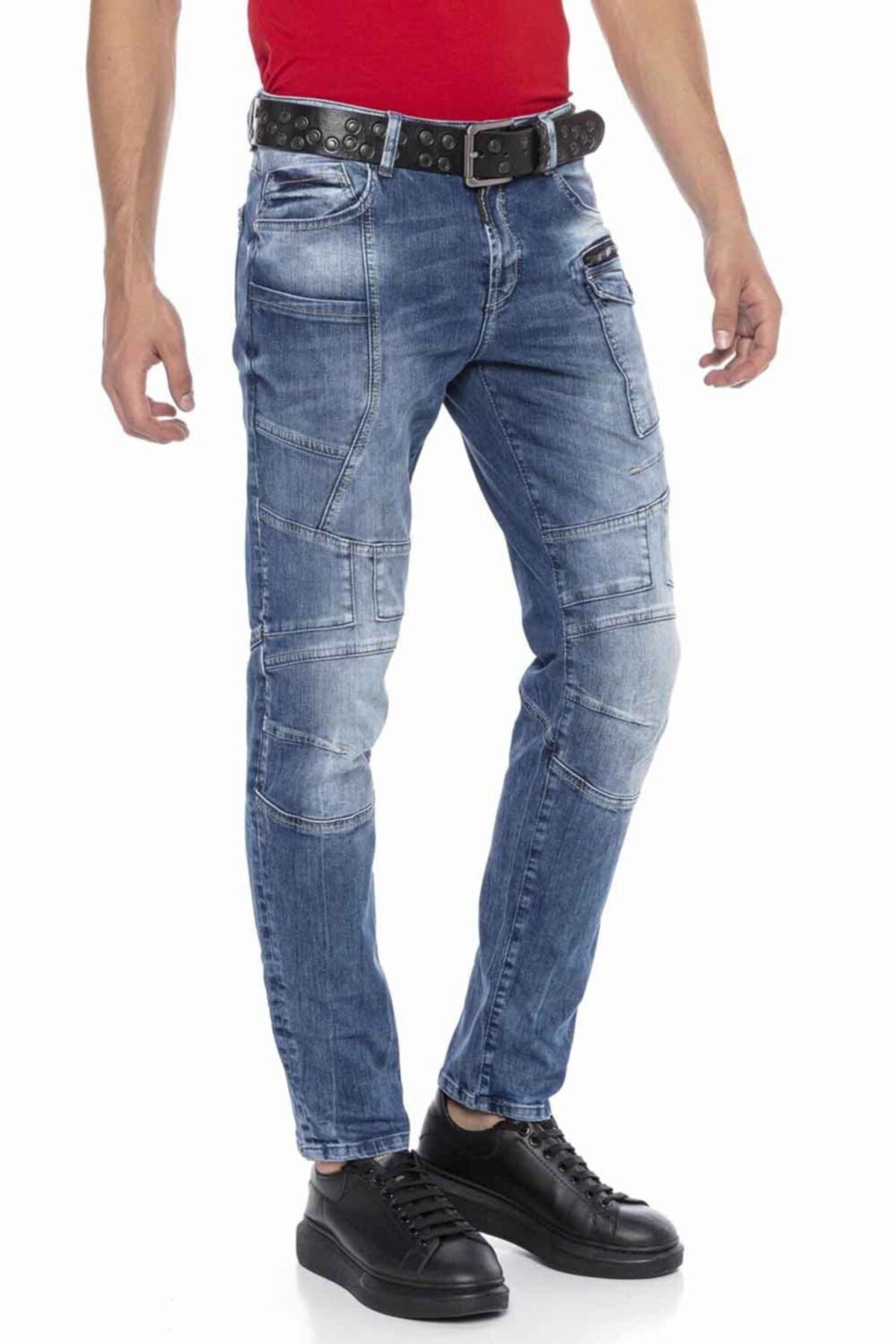 CD577 Parça Dikişli Slim Erkek Jean Pantolon