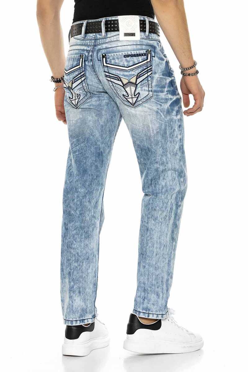 CD616 Cep Detaylı Relax Fit Erkek Jean Pantolon