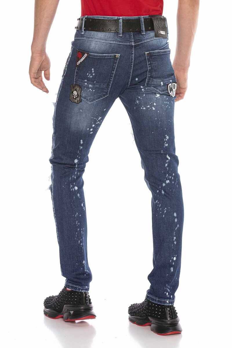 CD643 Armalı Destroyed Slim Fit Erkek Jean Pantolon
