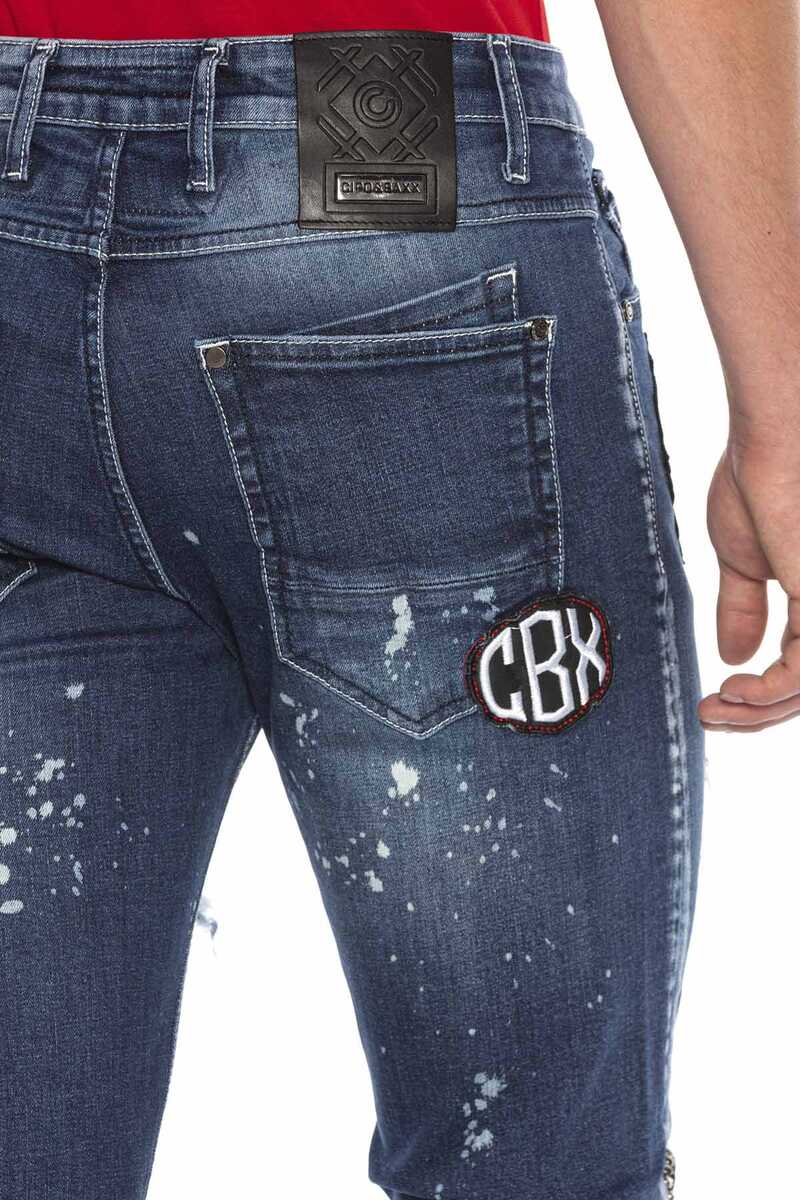 CD643 Armalı Destroyed Slim Fit Erkek Jean Pantolon