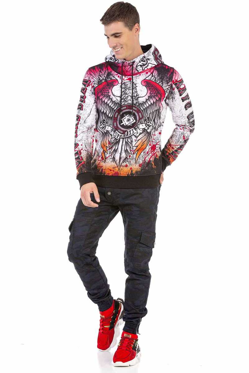 CD690 Kamuflaj Lastik Paça Erkek Kargo Pantolon