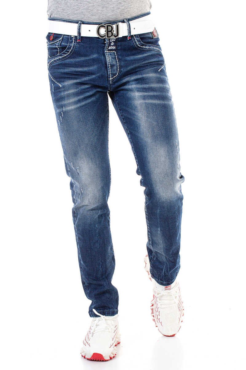 CD692 Nakış Detaylı Erkek Jean Pantolon