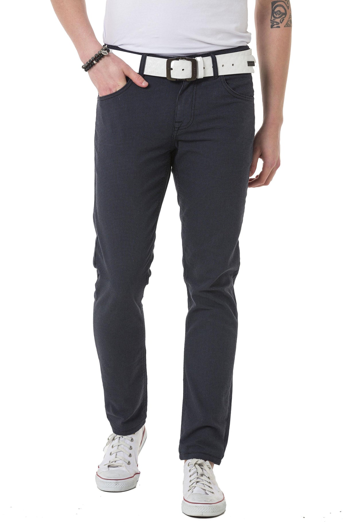 CD724 Slim Fit Basic Erkek Keten Pantolon