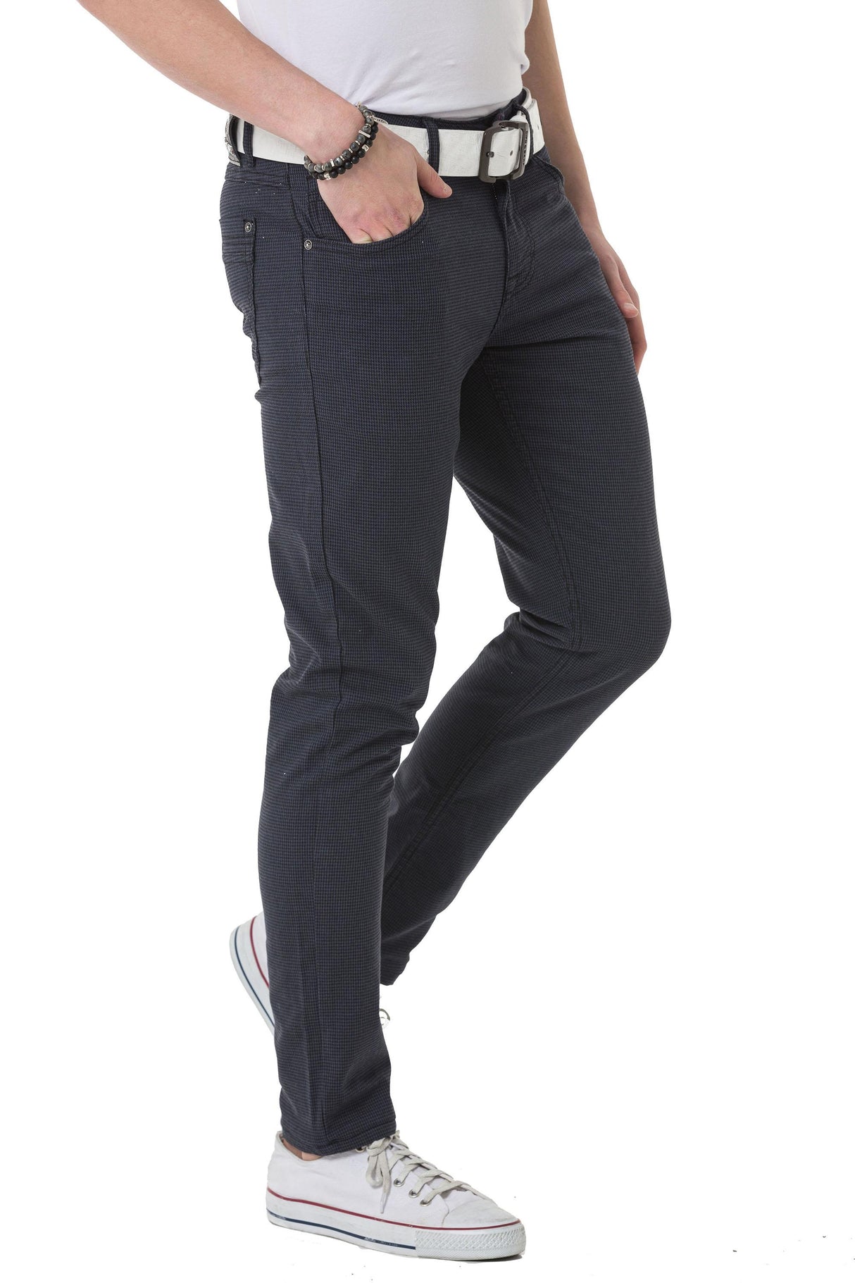 CD724 Slim Fit Basic Erkek Keten Pantolon