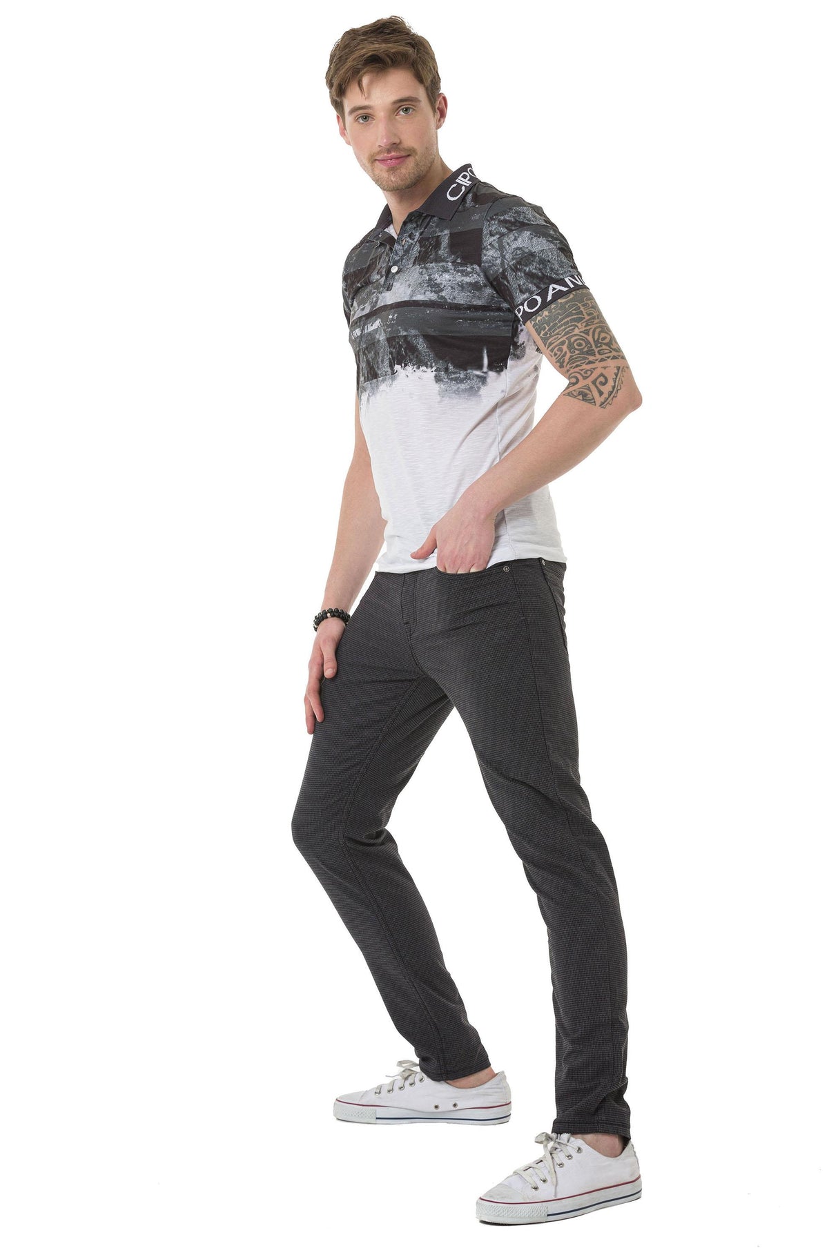 CD724 Slim Fit Basic Erkek Keten Pantolon