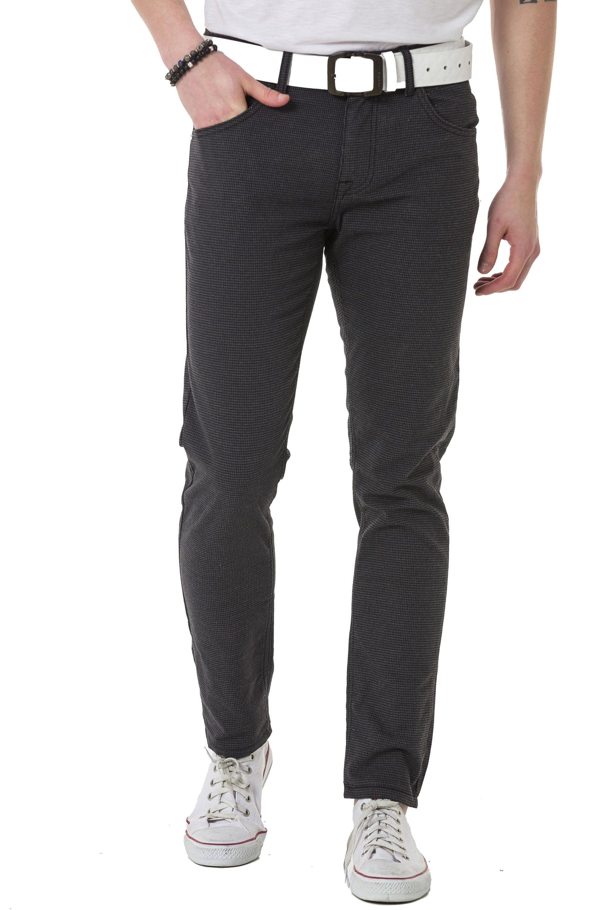 CD724 Slim Fit Basic Erkek Keten Pantolon
