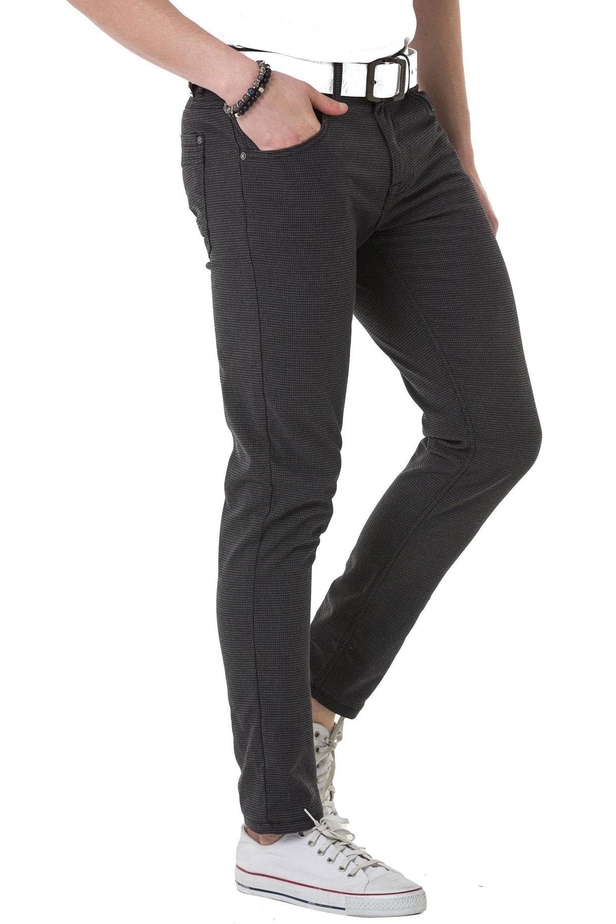 CD724 Slim Fit Basic Erkek Keten Pantolon