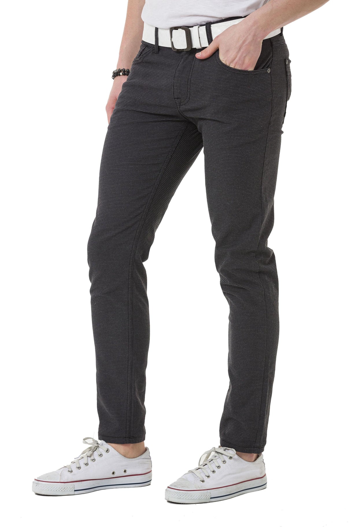 CD724 Slim Fit Basic Erkek Keten Pantolon