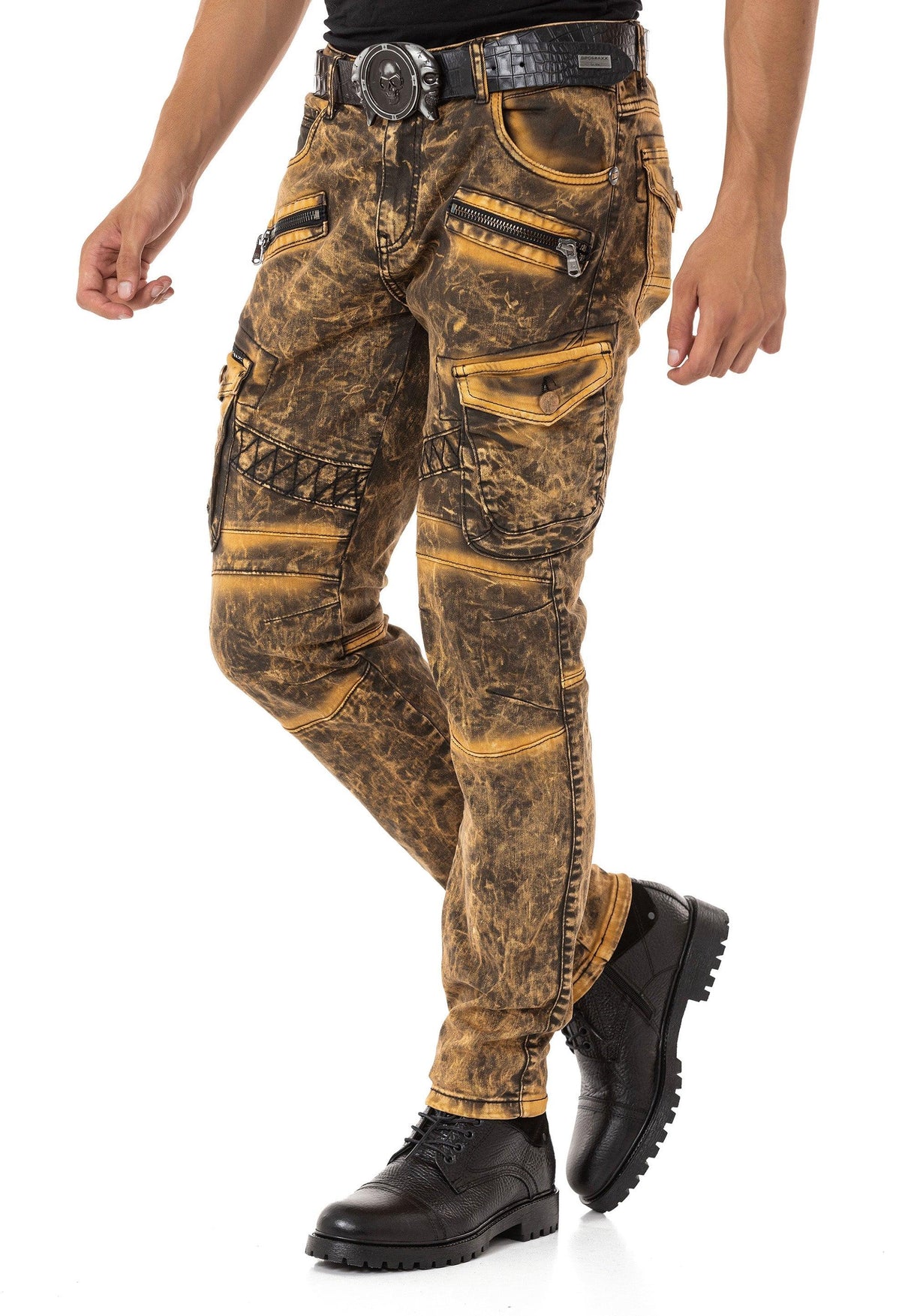 CD780 Biker Tarz Erkek Kargo Pantolon