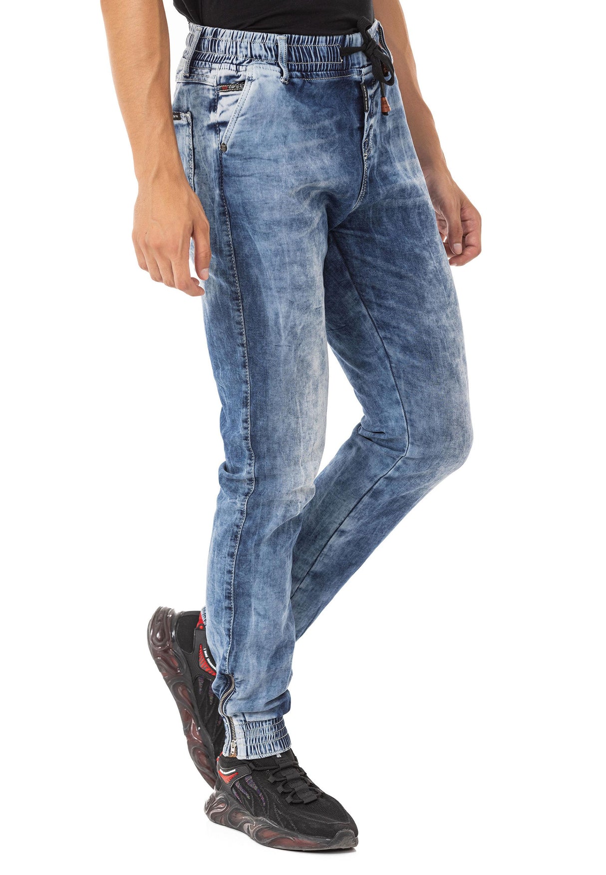 CD807 Paça Lastikli Basic Erkek Jean Pantolon
